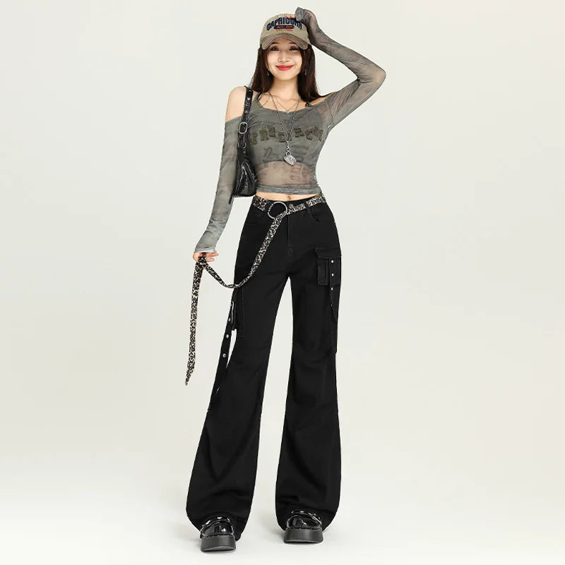 Look Thinner Women's Jeans for Woman Comfortable Cultivate Yourself Sexy Baggy Pants Y2k Shorts Jorts Harajuku Fashion