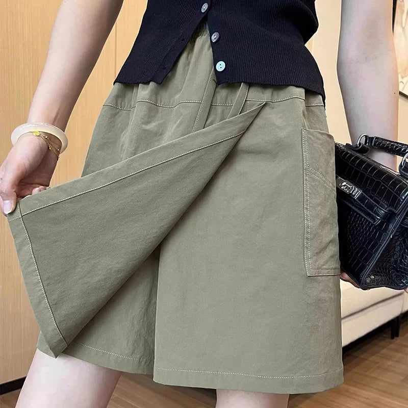 Summer Lady Fashion Quick Drying Short Skirts Girls High Waisted Slim Fit Dress Women Korean Designer A-line Skirts